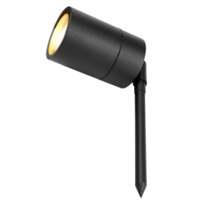 GU10 Prikspot zwart – IP65 Tuinspot met Grondspies – Lyons – Tuin- & Gevelspot