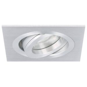 LED inbouwspot Cantello vierkant 7W 2700K aluminium IP65 dimbaar kantelbaar