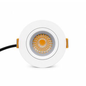 LED inbouwspot Parma Wit 6W 495 lumen | dimbaar en kantelbaar | extra warm wit | IP54 