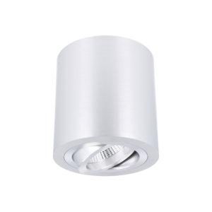 Opbouwspot Roma aluminium rond kantelbaar