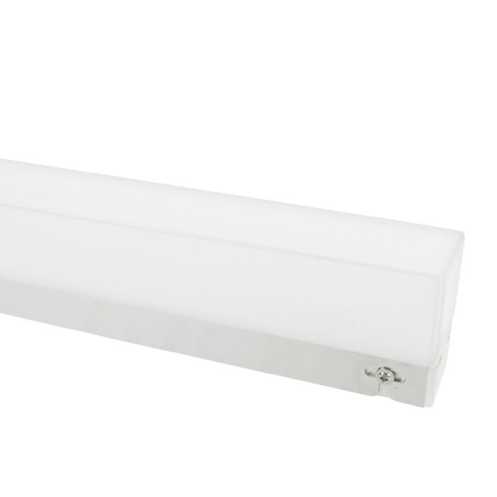 LED spiegelverlichting met switch tone sensor 60cm Lotis 9,5W aluminium IP44