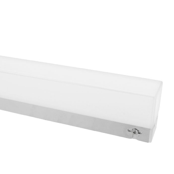 LED spiegelverlichting met switch tone sensor 40cm Lotis 7,5W chrome IP44