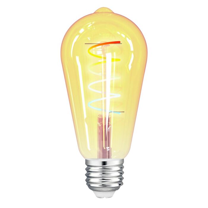 E27 Smart LED lamp tint ST64 5,5W 1800K-6500K dimbaar