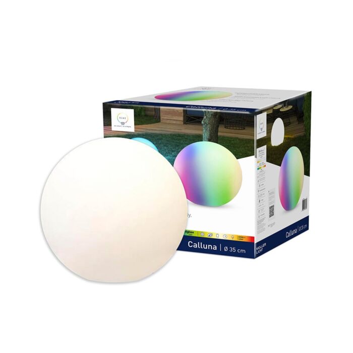 Smart LED Lichtbal Calluna Wit Tint 35cm