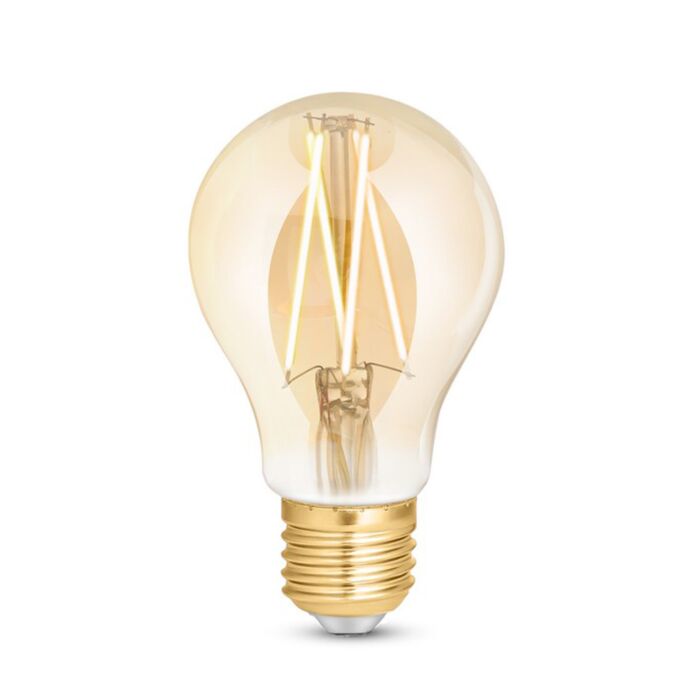 E27 Smart wifi LED filament lamp amber | LEDdirect.nl