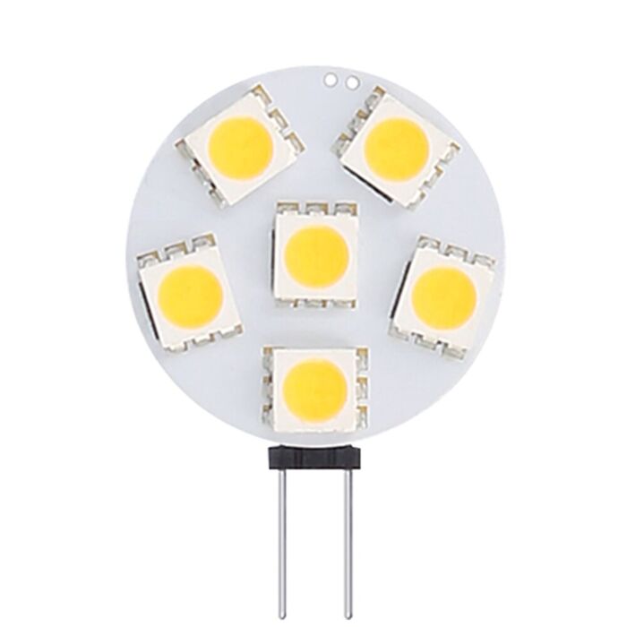 G4/GU4 LED lamp 12-24V 1W SMD 2900K dimbaar