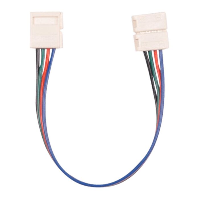 LED strip connector strip naar strip 12V en 24V RGB 5050 SMD IP20 met 50cm draad