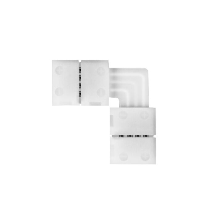 LED strip connector 90 graden strip naar strip 12V en 24V RGB 5050 SMD IP20