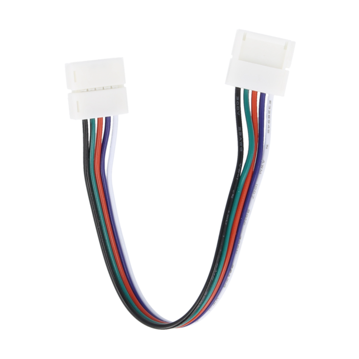LED strip connector strip naar strip 24V RGBW 5050 SMD IP20 met 15cm draad