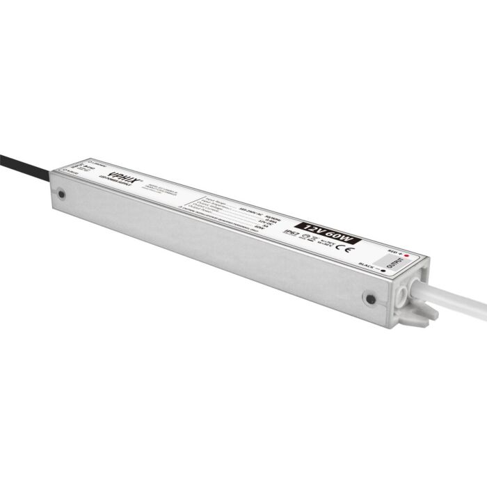 LED transformator 12V 5A Max. 60W IP67