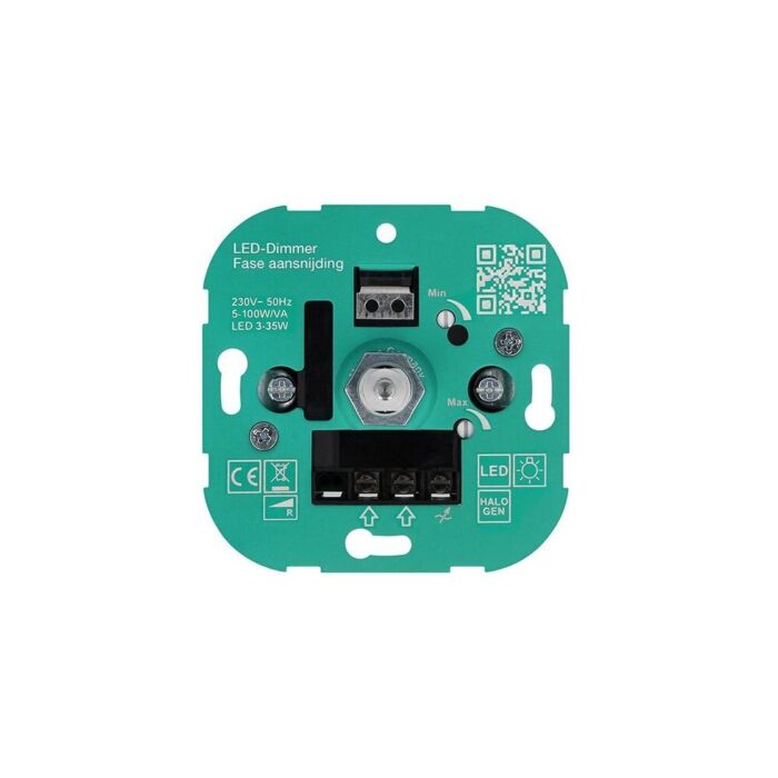 LED dimmer 3-35W T37 inbouw 230V fase aansnijding