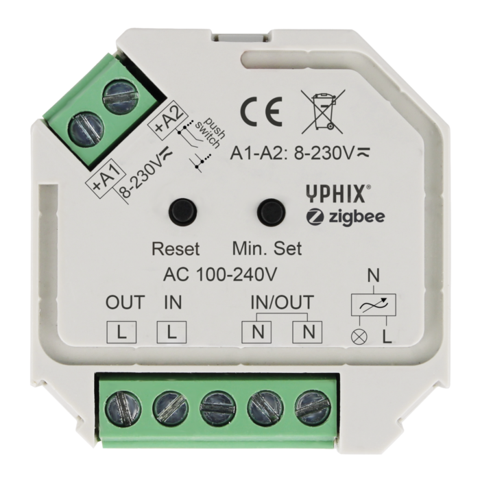 Draadloze LED dimmer Zigbee 230V