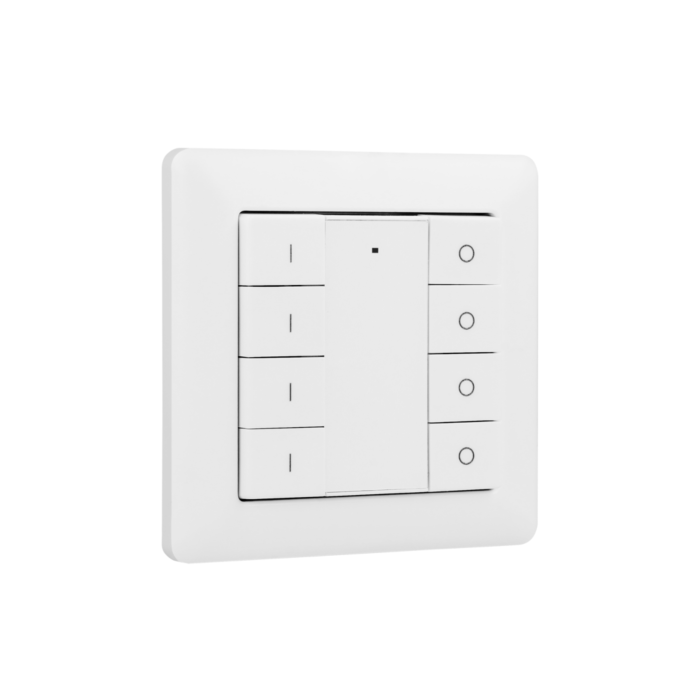 Draadloze wandbediening RF dimmers 4 zones