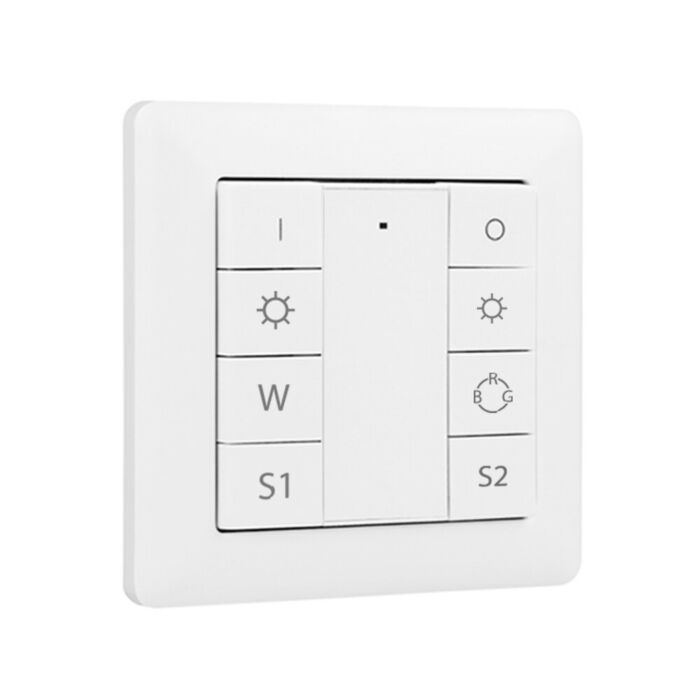 Draadloze wandbediening RGBW Zigbee 1 zone