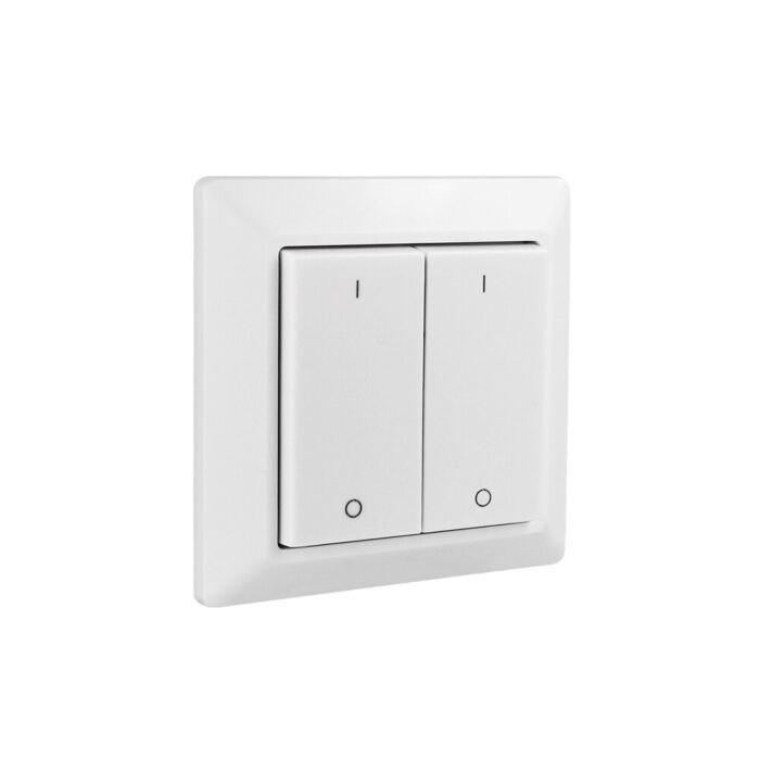 Draadloze wandbediening Zigbee 2 zones kinetic