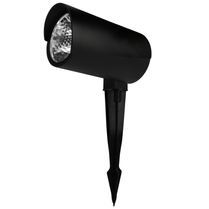 LED prikspot Rengard 12W zwart 3000K IP65