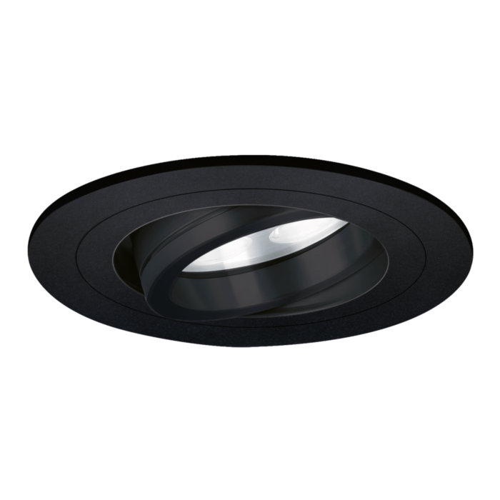 nauwkeurig details Kikker LED Inbouwspot Montella zwart rond, IP65 straalwaterdicht, dimbaar en  kantelbaar 5W (Vervangt 50W) | LEDdirect