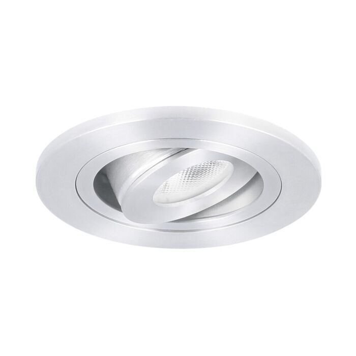 LED Inbouwspot Monza aluminium rond, IP65 dimbaar en kantelbaar 3W (Verv. 20W) | LEDdirect