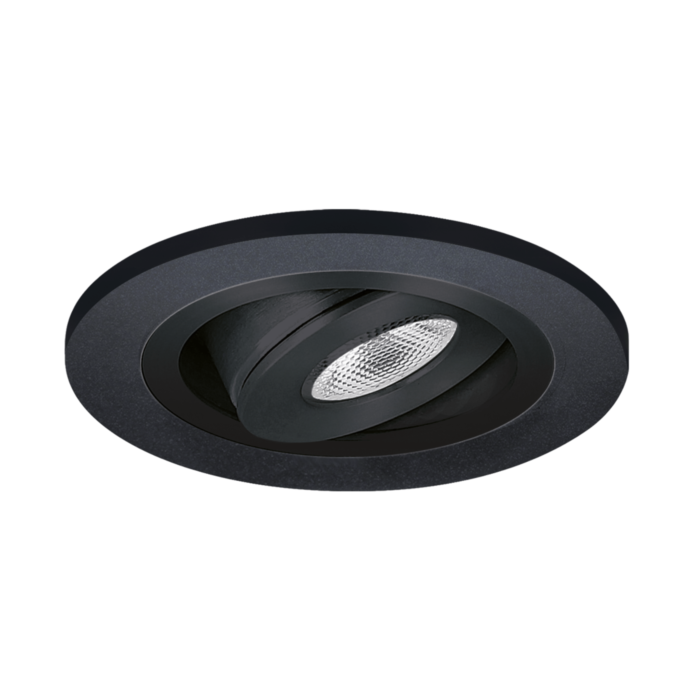 berouw hebben Sherlock Holmes zakdoek LED Inbouwspot Monza zwart rond, IP65 straalwaterdicht, dimbaar en  kantelbaar 3W (Verv. 20W) | LEDdirect