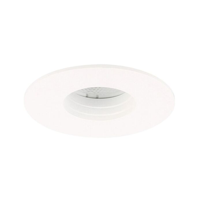 LED inbouwspot Piatto rond 3W 2700K wit IP65 dimbaar