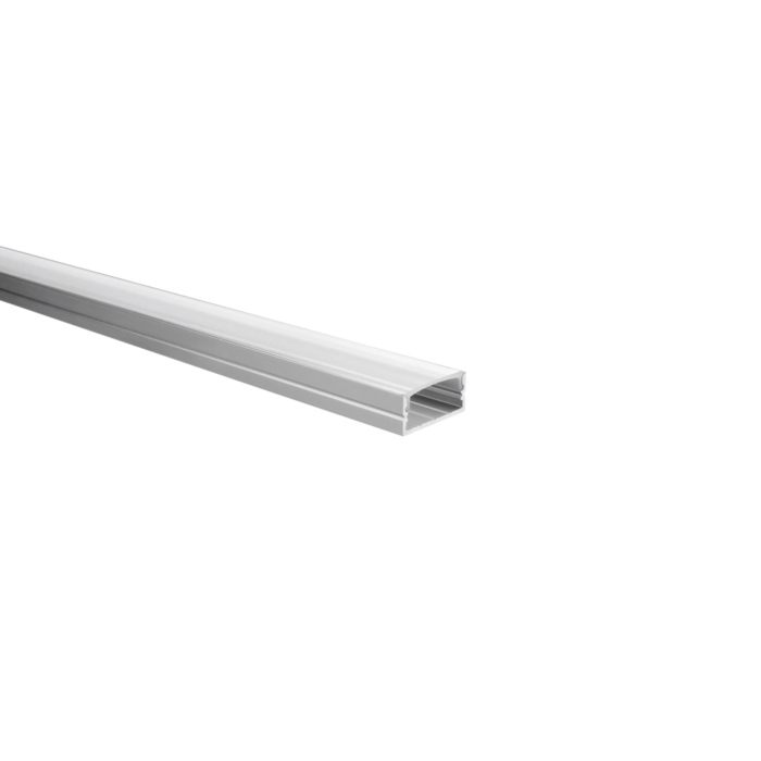 LED strip profiel Senisa aluminium breed 5m (2 x 2,5m) incl. transparante afdekkap