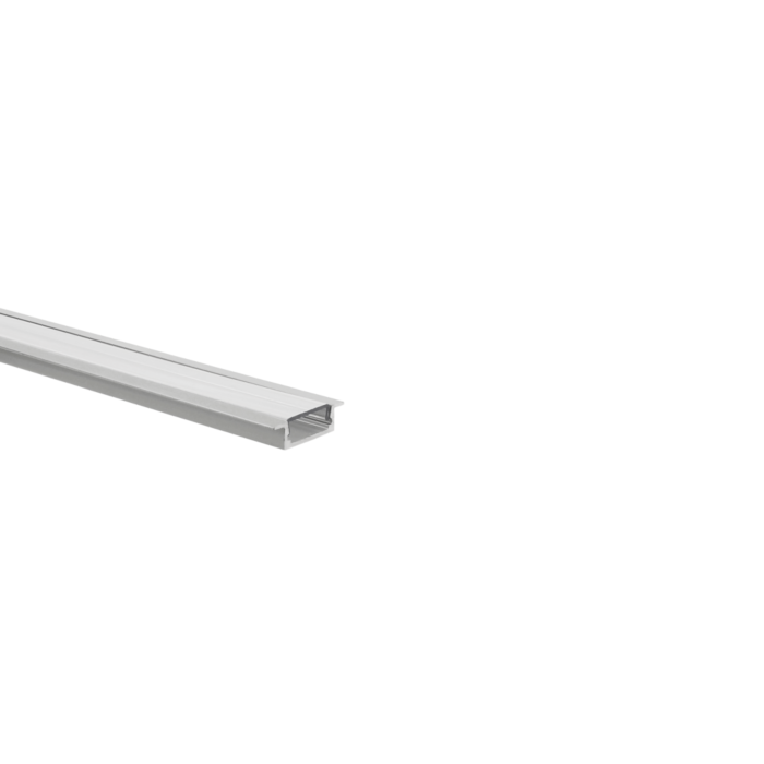LED strip profiel Matera aluminium laag 5m (2 x 2,5m) incl. transparante afdekkap