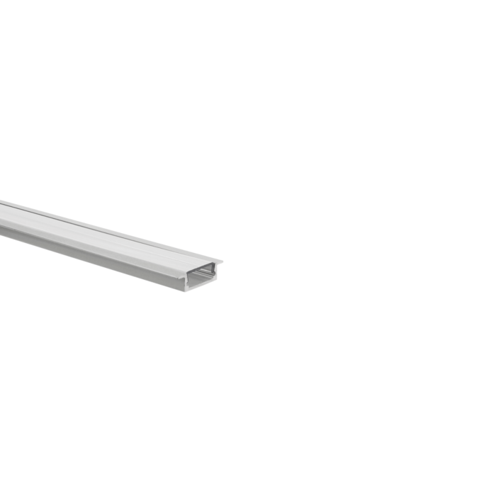 LED strip profiel Matera aluminium laag 1m incl. transparante afdekkap