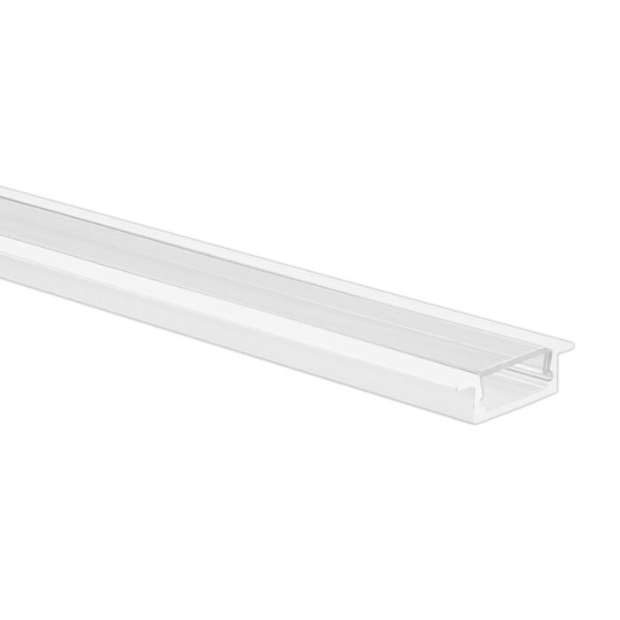 LED strip profiel Matera wit laag 5m (2 x 2,5m) incl. transparante afdekkap