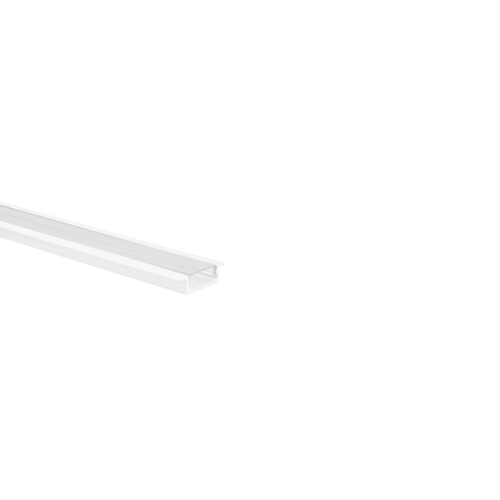 LED strip profiel Matera wit laag 5m (2 x 2,5m) incl. transparante afdekkap