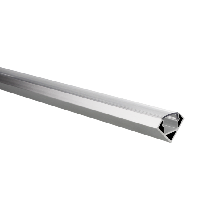 LED strip profiel Tarenta aluminium hoek 5m (2 x 2,5m) incl. transparante afdekkap