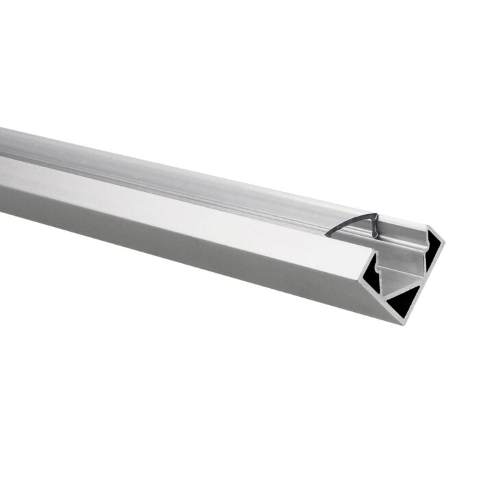 Led strips aluminium profiel HOEK in aluminium, zwart en wit Led strips aluminium profiel HOEK in aluminium, zwart en wit