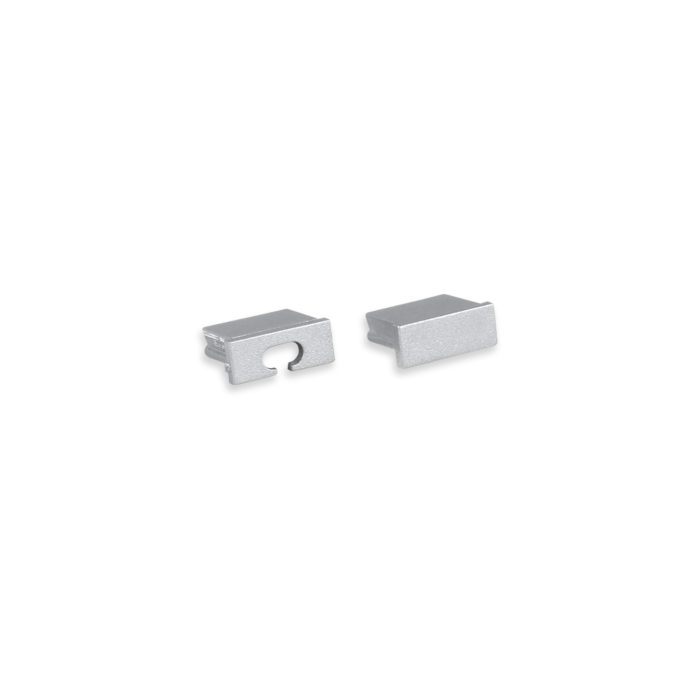 End caps grijs voor ledstrip profiel Felita