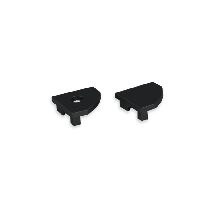 End caps zwart voor ledstrip profiel Tarenta