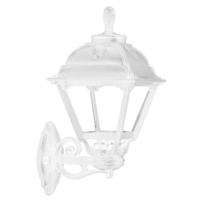 Wandlamp Cefa wit helder glas E27 IP55