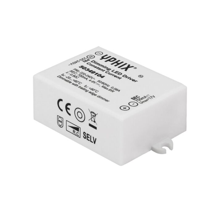 Behandeling Ontwikkelen smal YPHIX dimbare LED driver 700mA 4-9V Max. 6 Watt (IP65) | LEDdirect