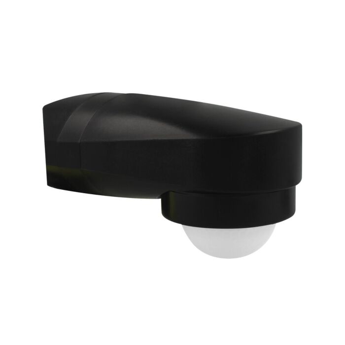 LED bewegingsmelder muur & hoek opbouw zwart 10m IP65