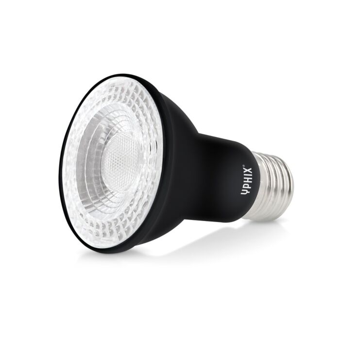 E27 LED lamp Pollux PAR 20 4,9W 3000K dimbaar zwart