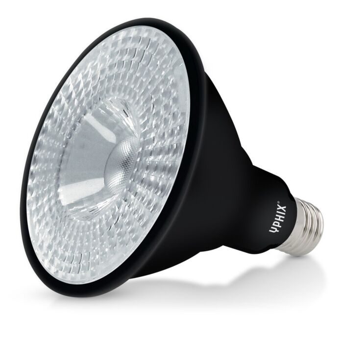 E27 LED lamp Pollux PAR 38 11,5W 4000K dimbaar zwart