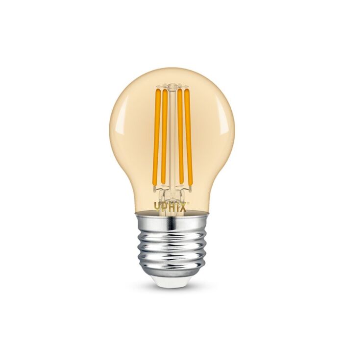 Centraliseren Rekwisieten Tweet E27 LED filament Atlas Gold 4,5 Watt kogellamp G45 dimbaar (Vervangt 30W) |  LEDdirect