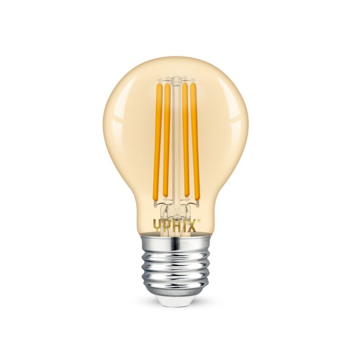 E27 LED filament lamp Atlas A60 amber 8W 1800K dimbaar