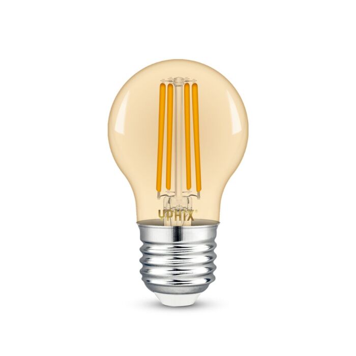 E27 LED filament kogellamp Polaris G45 amber 4W 1800K