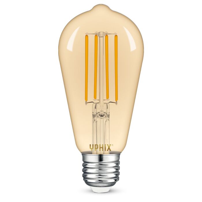 E27 LED filament lamp Edison Atlas ST64 8W 2200K dimbaar gold
