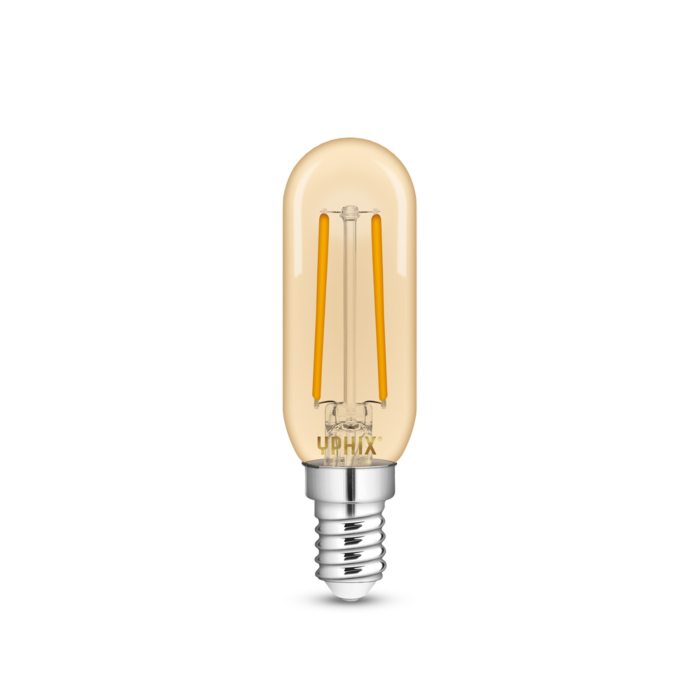 E14 LED buislamp T24 Filament Atlas 2,5W 1800K gold dimbaar