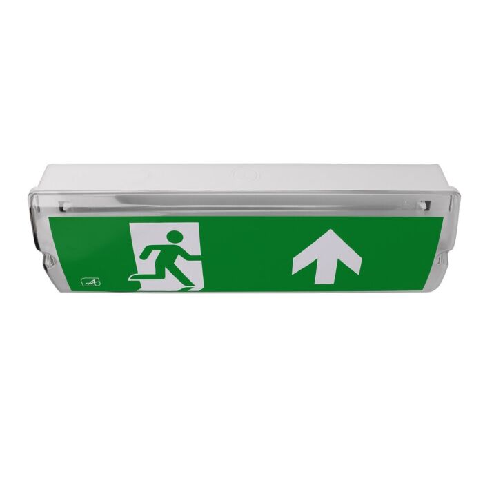 LED noodverlichting bulkhead 6500K IP66 3W 3-uurs batterij