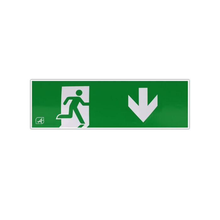 Harrier vluchtroute pictogram pijl omlaag