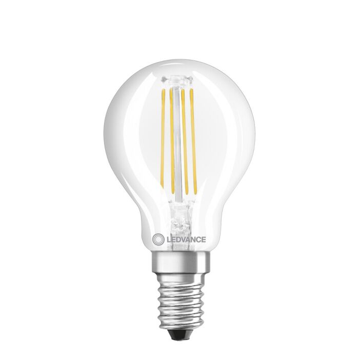 E14 LED Filament Kogellamp Classic P40 4,8W 2700K dimbaar