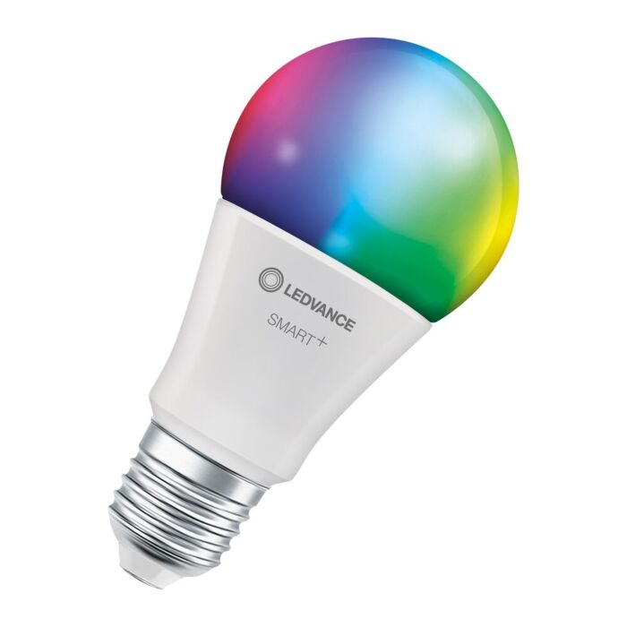 Smart+ E27 RGB A60 Smart Lamp 9W + Tunable White 2700-6500K – WiFi app – Dimbaar – Matter Compatibel met Alexa, Google Home & Apple Home