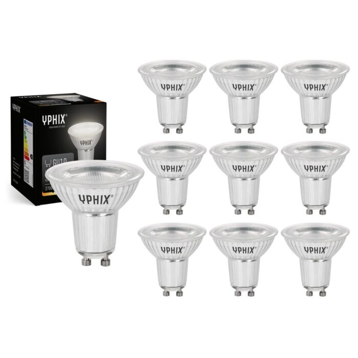 GU10 LED spot MR16 Izar 4,6W 2700K 38° dimbaar voordeelbundel 10 stuks