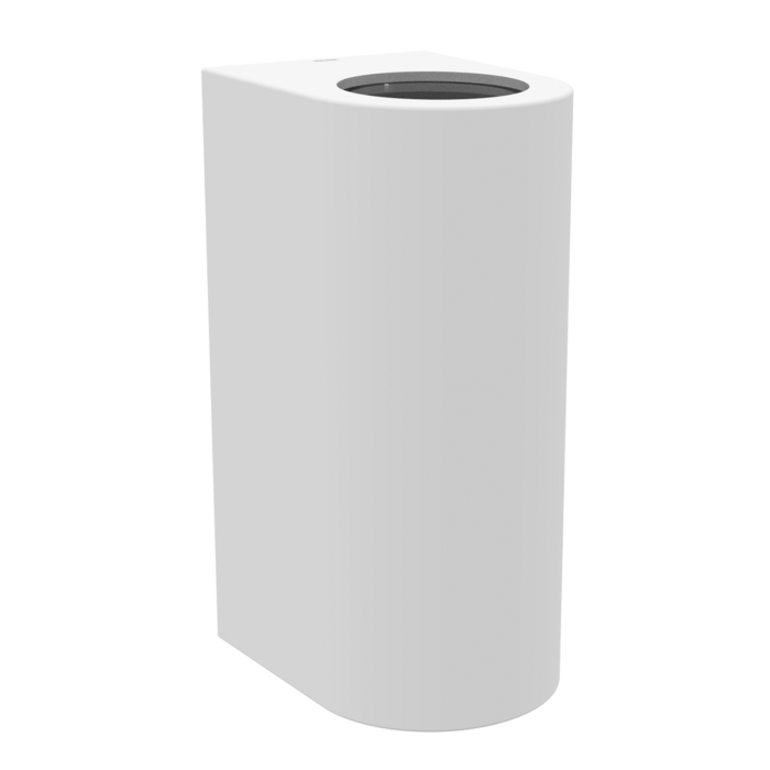 Wandlamp Komi GU10 up- en down – Wit – IP44 Waterbestendig ABS – voor Overkapping en Gevel