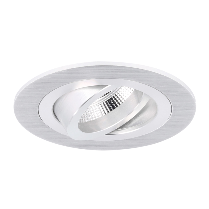 Inbouwspot Venezia 35mm spots rond aluminium kantelbaar met klemveren